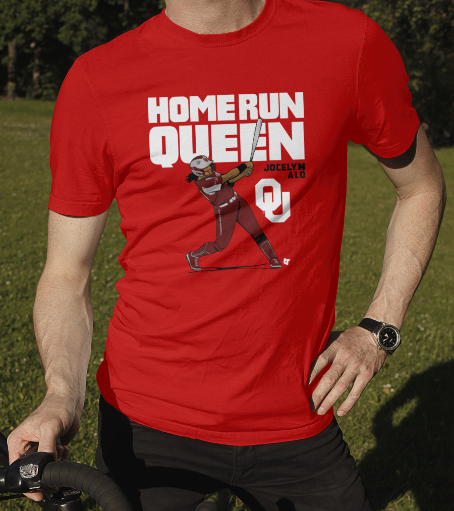 Home Run Queen Jocelyn Alo Oklahoma OU T-Shirt