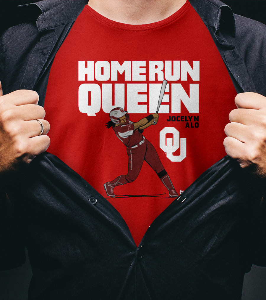 Home Run Queen Jocelyn Alo Oklahoma OU T-Shirt