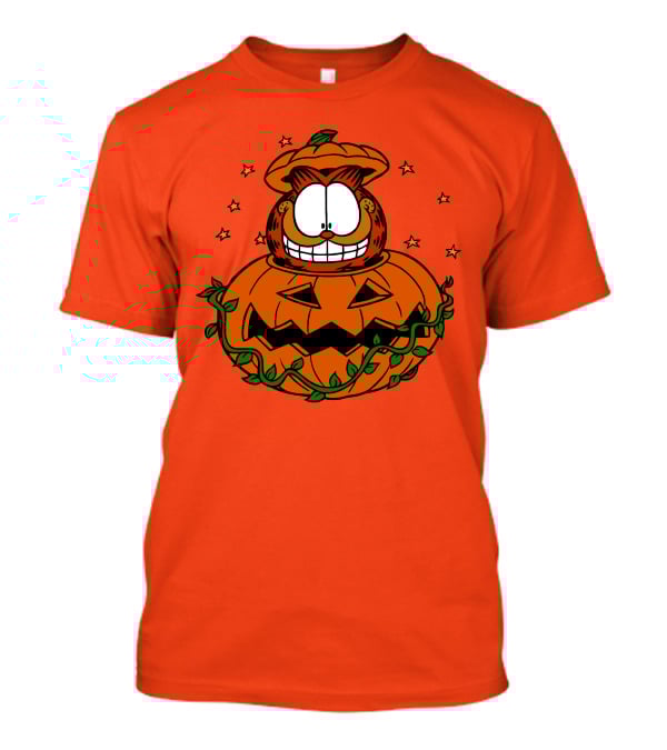 Garfield Jack-O'-Lantern Halloween Pumpkin T-Shirt