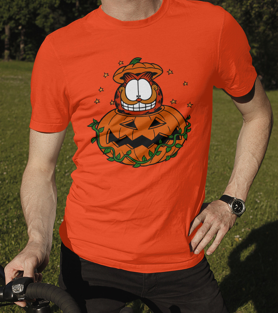 Garfield Jack-O'-Lantern Halloween Pumpkin T-Shirt