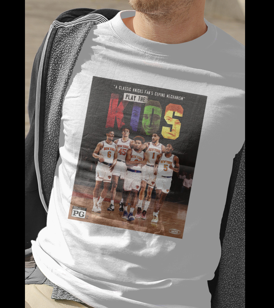 A Classic Knicks Fan Coping Mechanism Play The Kids T-Shirt