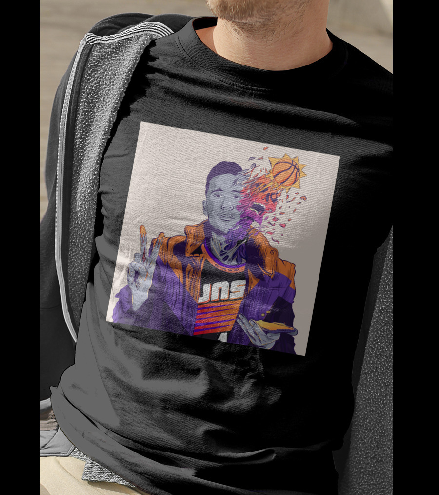 Dangerous Devin Booker Suns Basketball Explosion T-Shirt