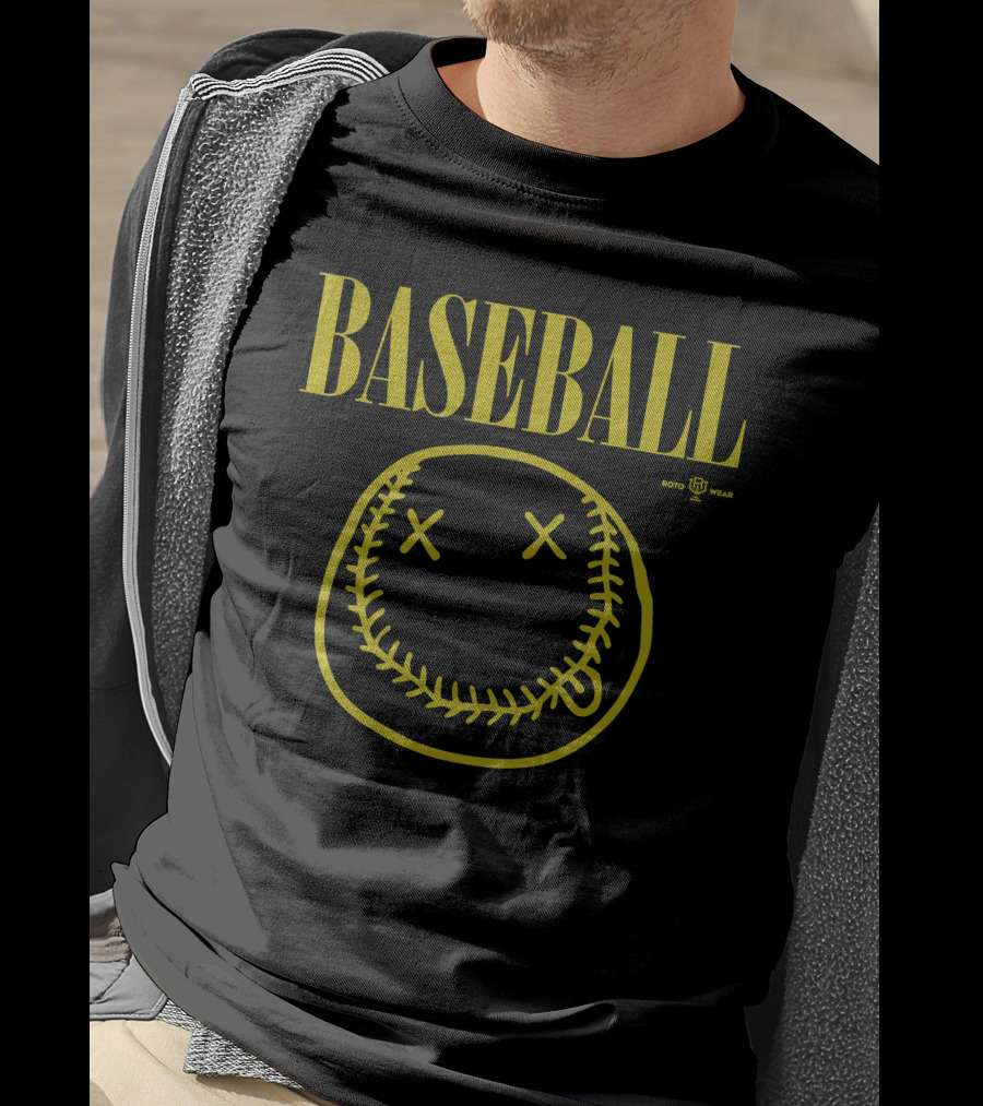 BASEBALL Smells Like Seam Spirit RotoWear T-Shirt