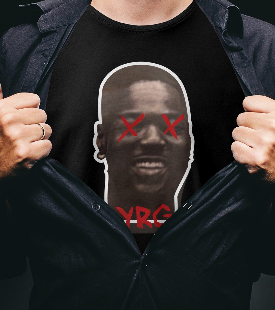 Yourrage Gaming YRG Red X Eyes Face T-Shirt