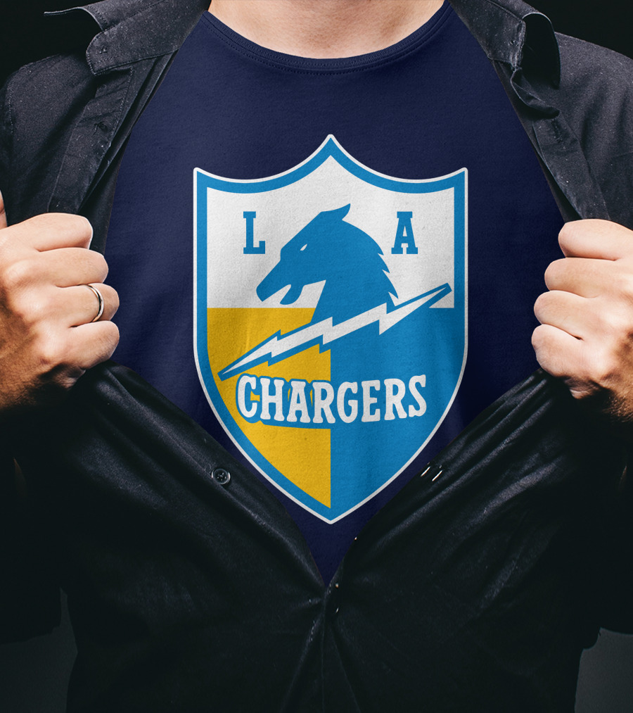 Los Angeles Chargers LA Shield Chargers Vintage T-Shirt