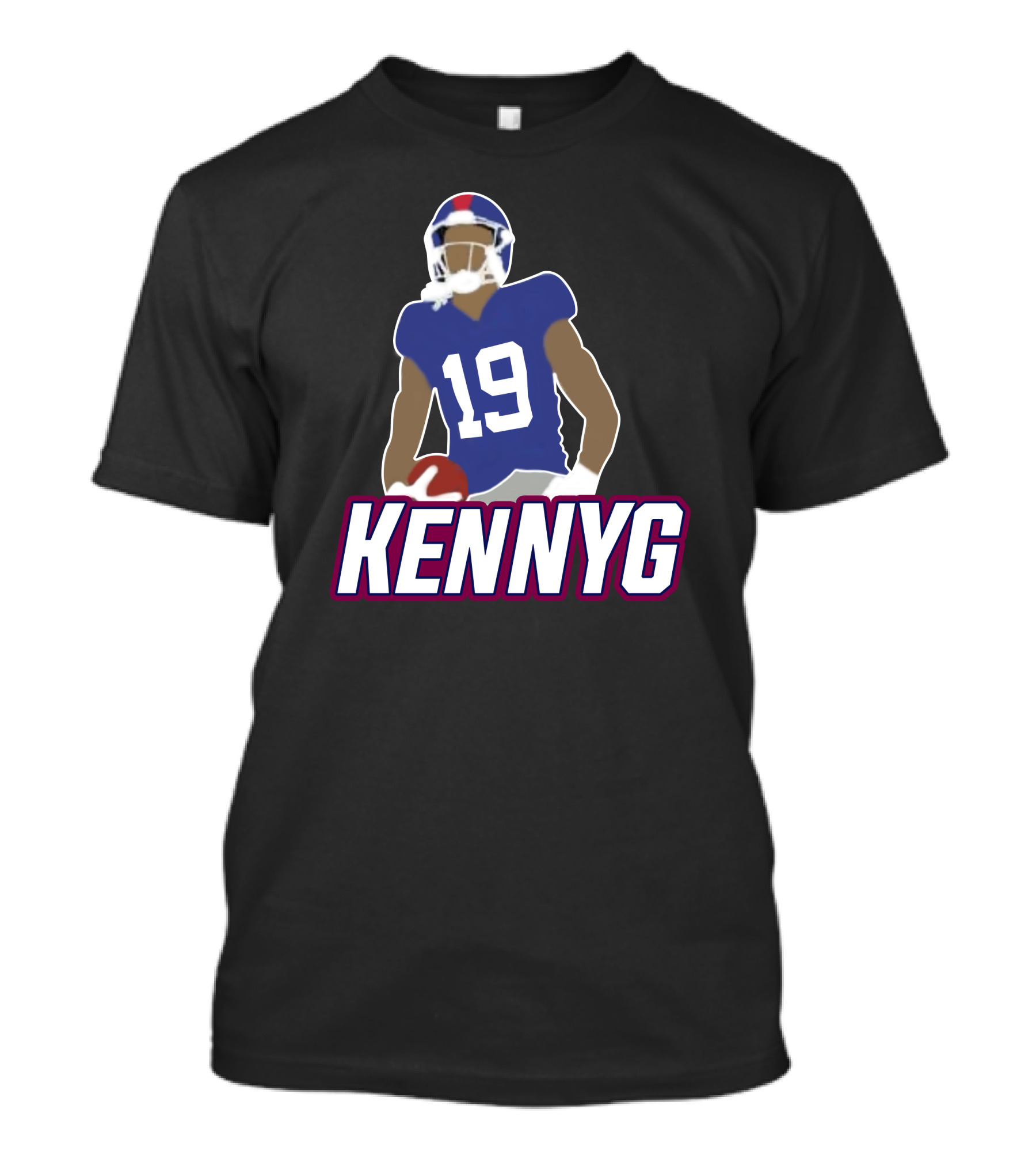 KENNYG 19 Football Player T-Shirt