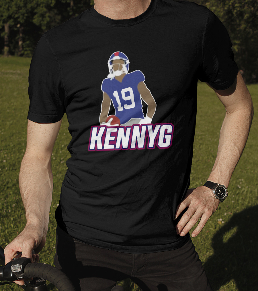 KENNYG 19 Football Player T-Shirt