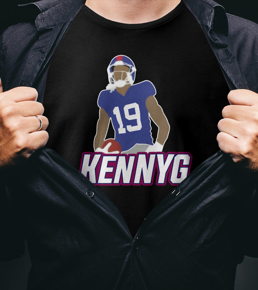 KENNYG 19 Football Player T-Shirt