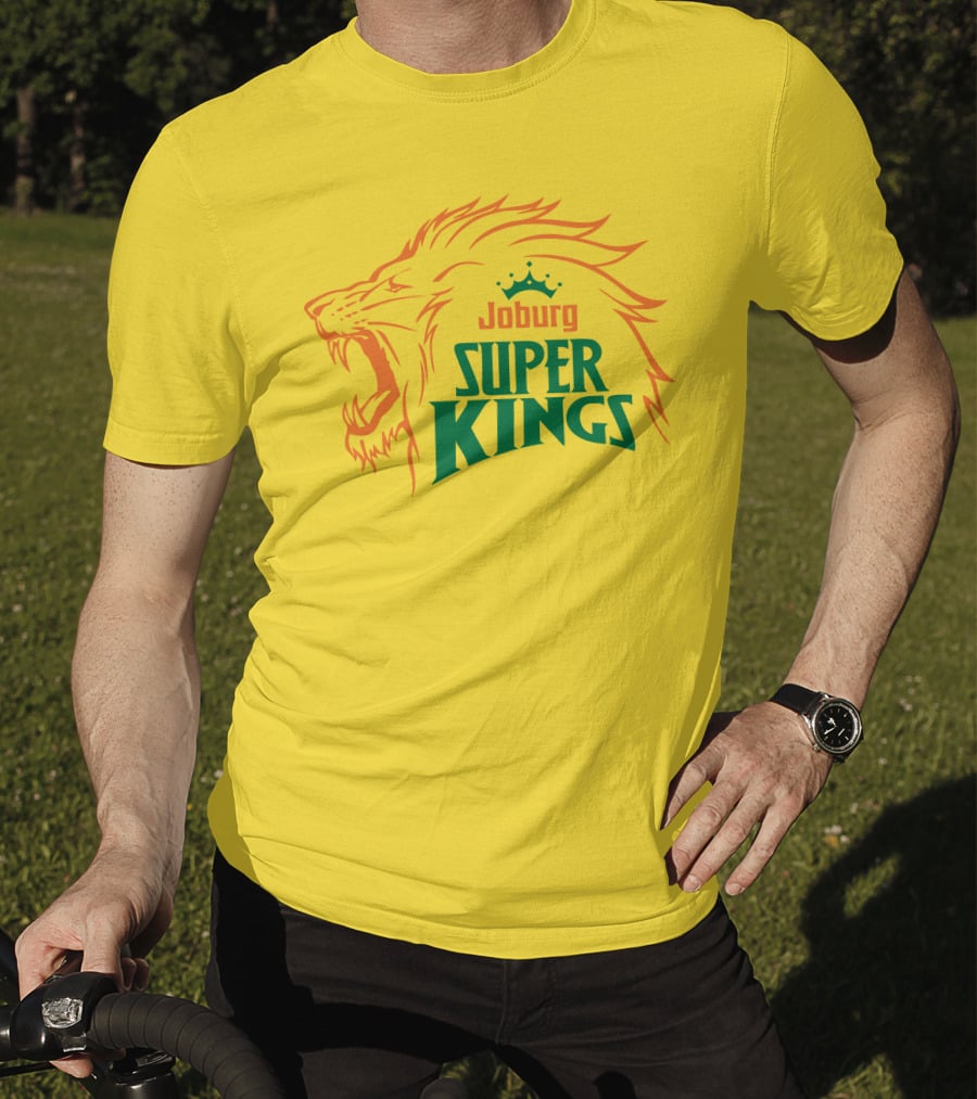 Joburg Super Kings Roaring Lion Emblem T-Shirt