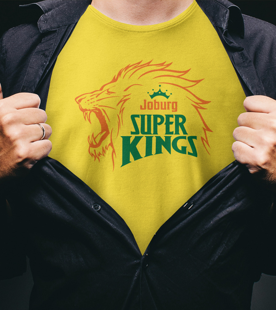 Joburg Super Kings Roaring Lion Emblem T-Shirt