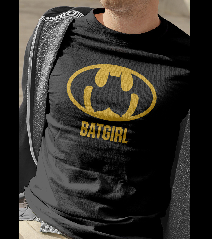 Batgirl Yellow Bat Symbol T-Shirt