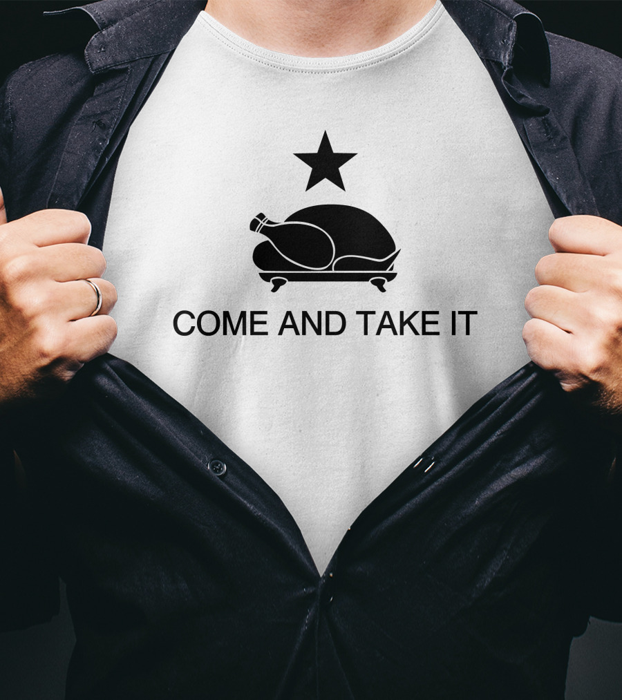 Come And Take It Chicken Star T-Shirt