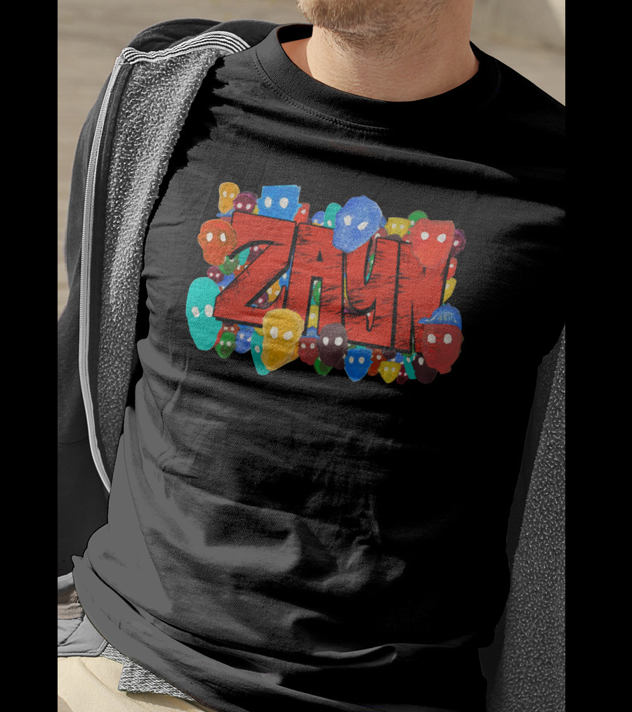 Zayn Colorful Mask Faces T-Shirt
