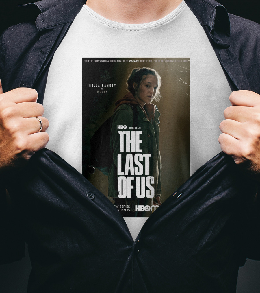 HBO Original The Last Of Us Bella Ramsey Ellie New Series Streaming Jan 15 HBO Max T-Shirt
