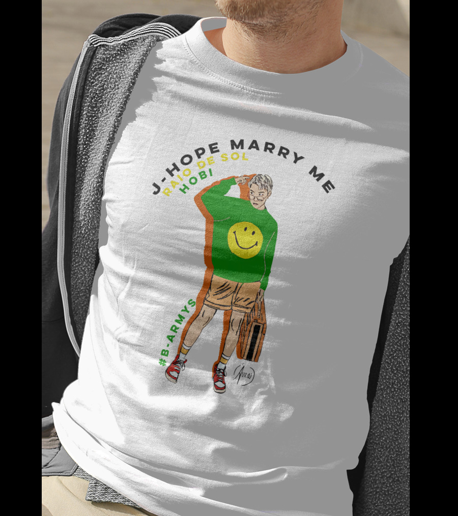 J-Hope Marry Me Rayo De Sol Hobi #B-Armys T-Shirt