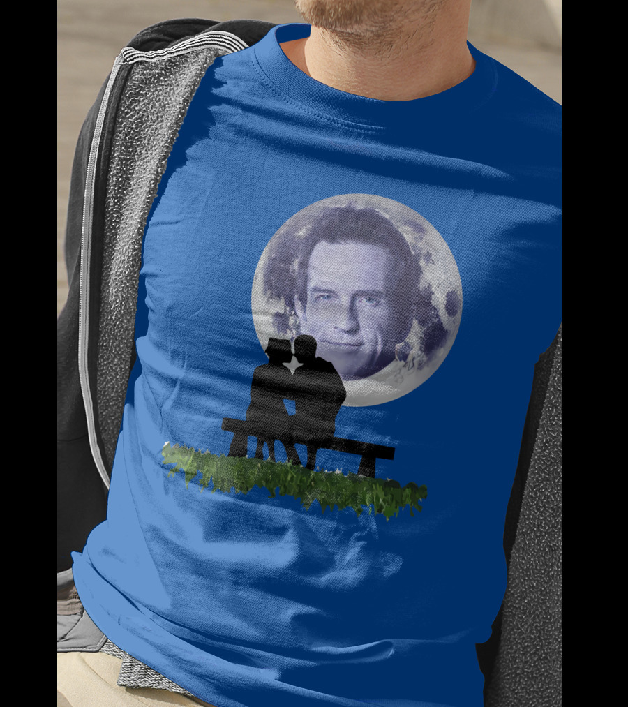 Beneath The Probst Moon Romantic Silhouette Bench Scene T-Shirt