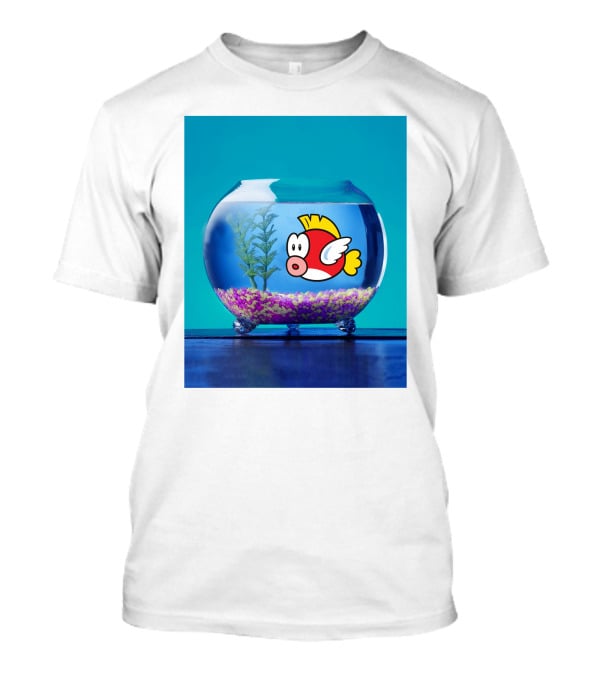 Nintendo Mario Cheep Cheep Fish Bowl T-Shirt