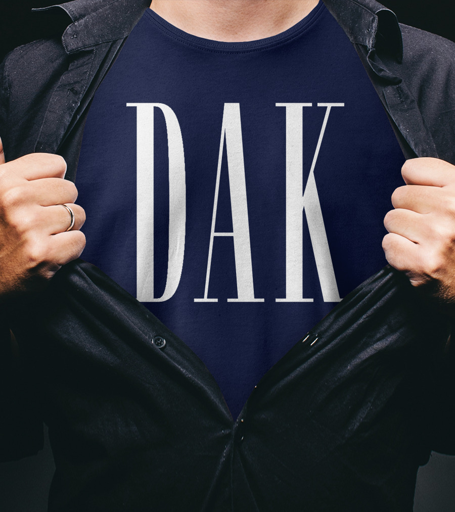 DAK Cowboys Quarterback Football Fan Gear T-Shirt