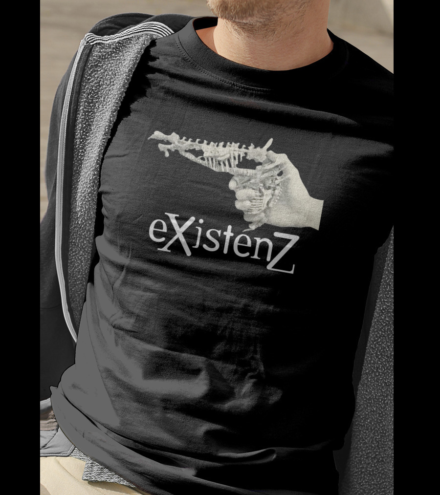 EXistenZ Bone Gun Hand Retro 90s Film T-Shirt