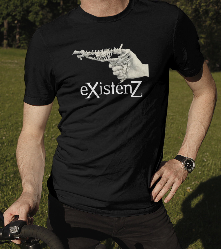 EXistenZ Bone Gun Hand Retro 90s Film T-Shirt