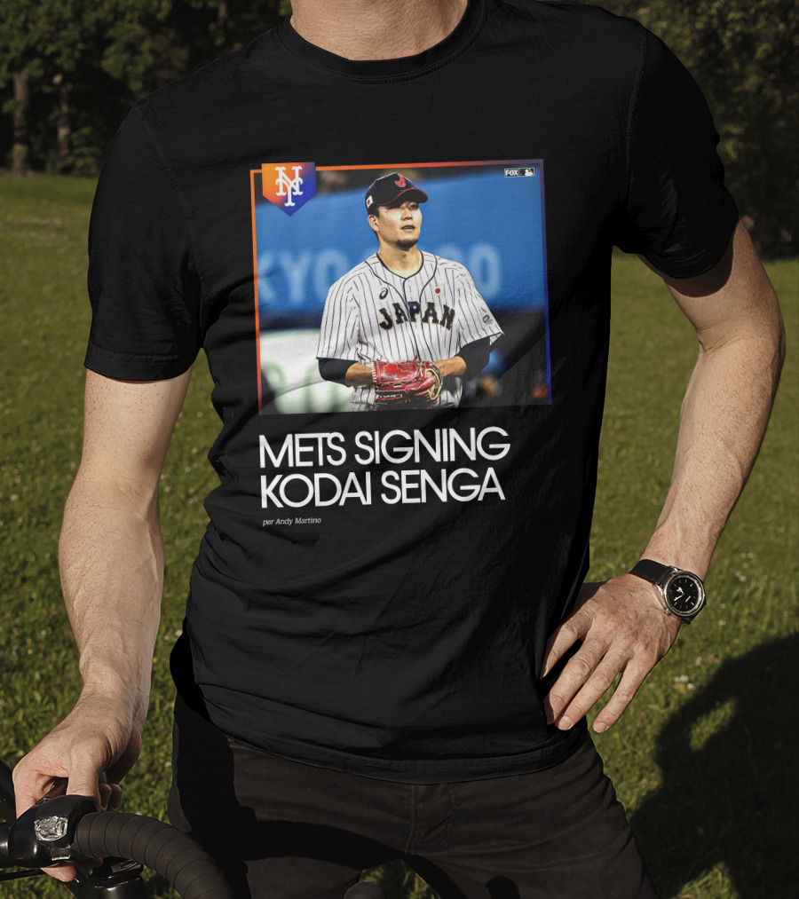 Mets Signing Kodai Senga Japan Baseball Fox MLB Andy Martino T-Shirt