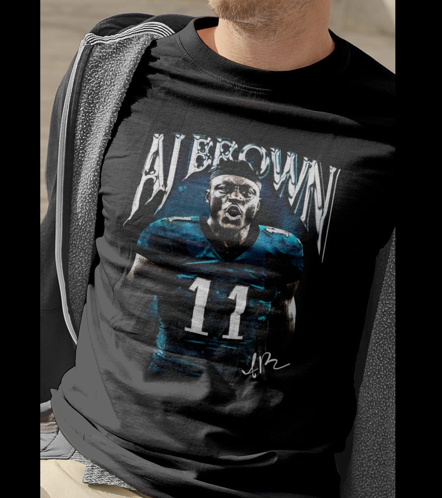 AJ Brown Number 11 T-Shirt