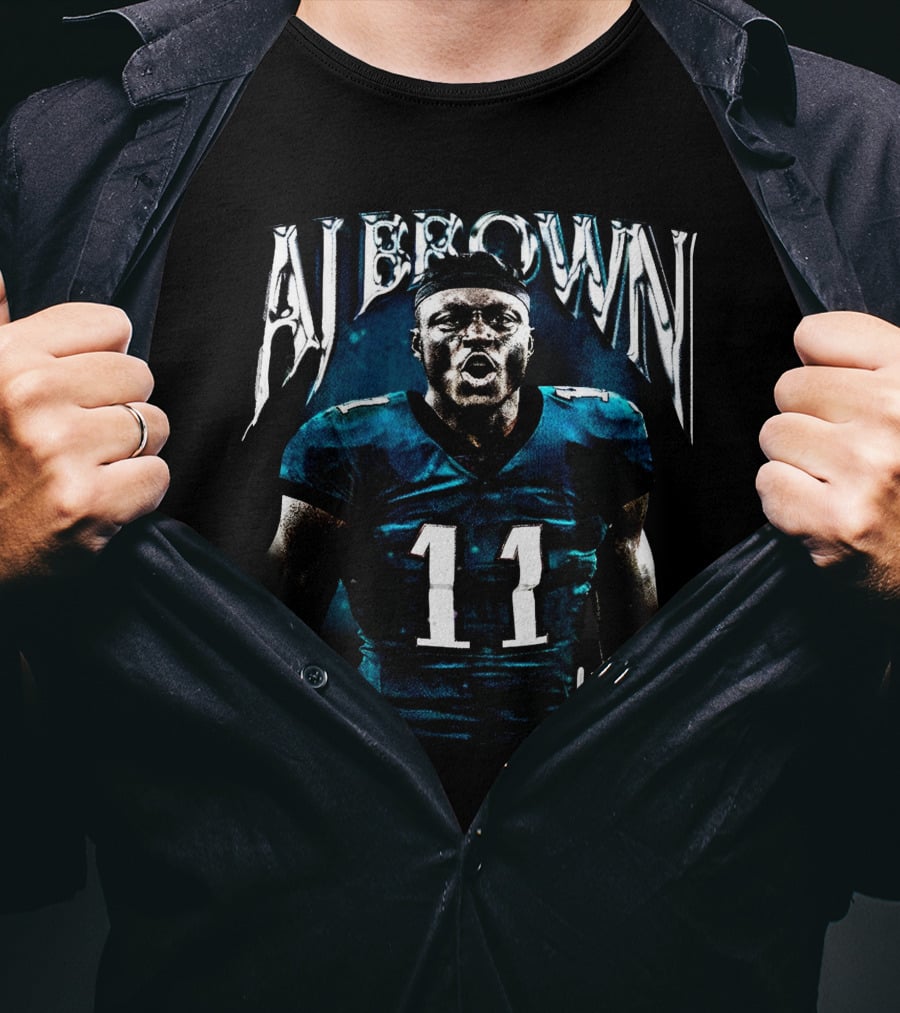 AJ Brown Number 11 T-Shirt