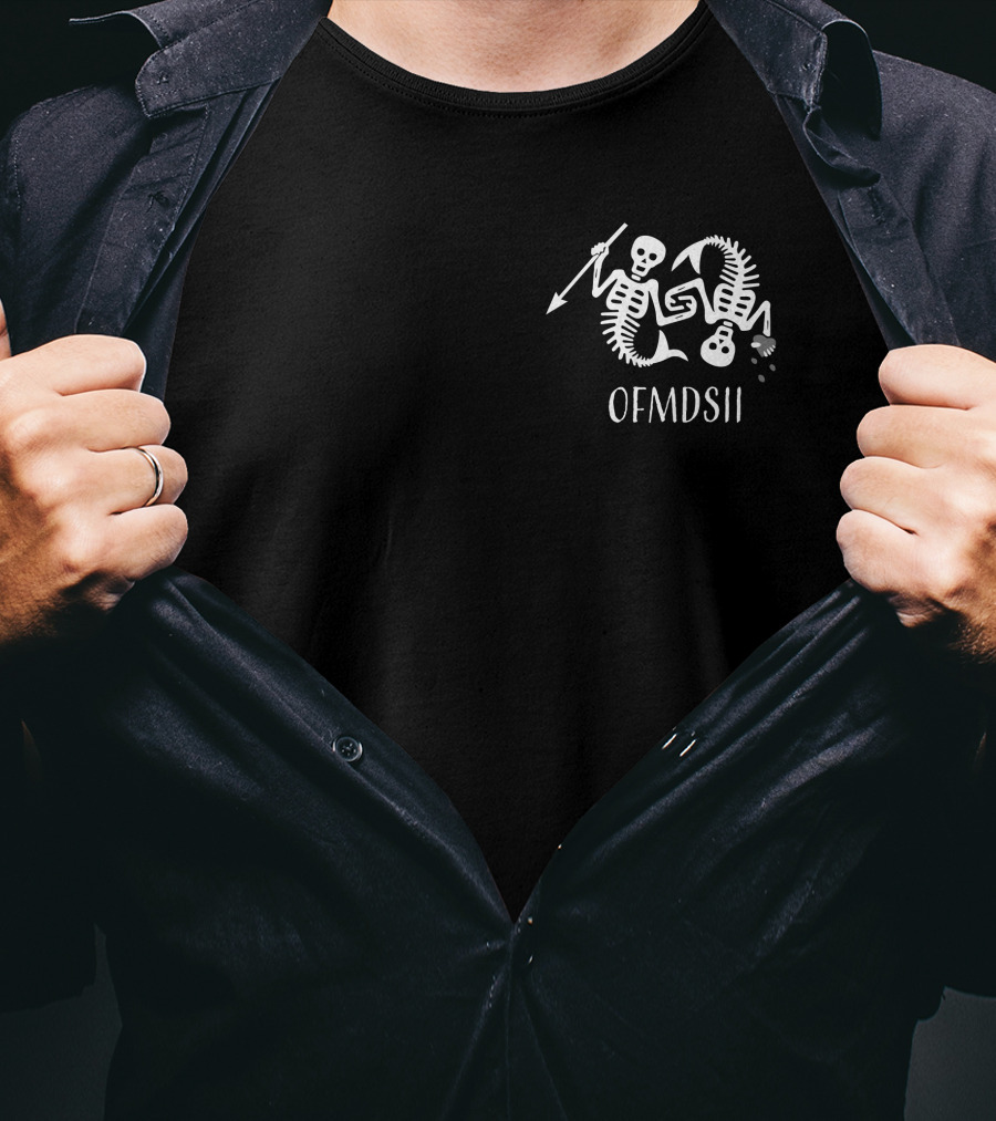 OFMDSII Skeleton And Fishbone T-Shirt