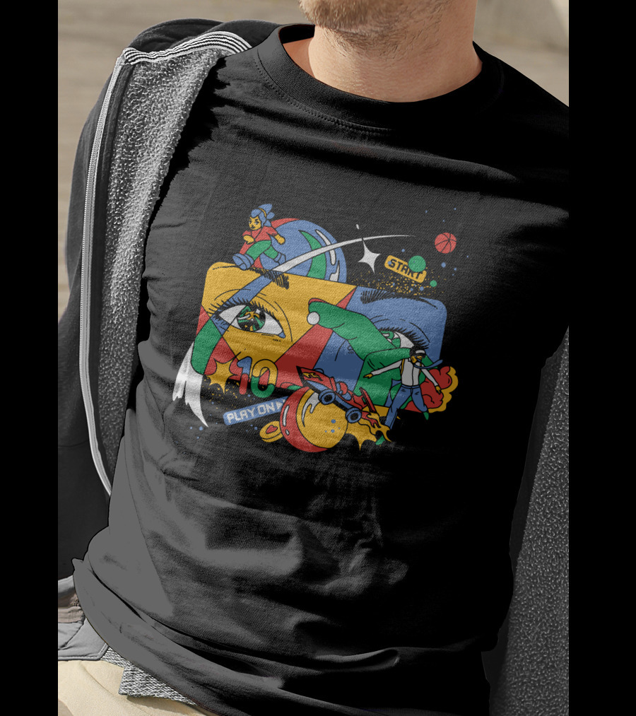 Claim A Google Play On 10 Start T-Shirt