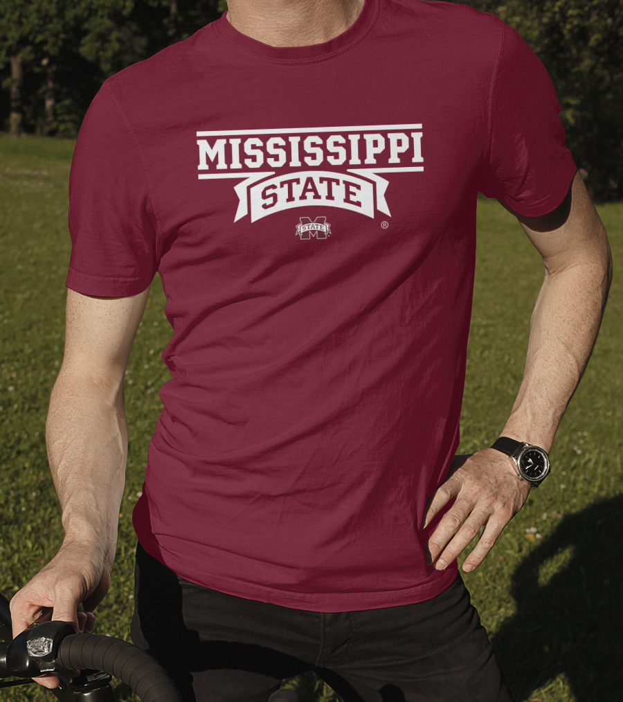Mississippi State University Bulldogs M State Wordmark T-Shirt