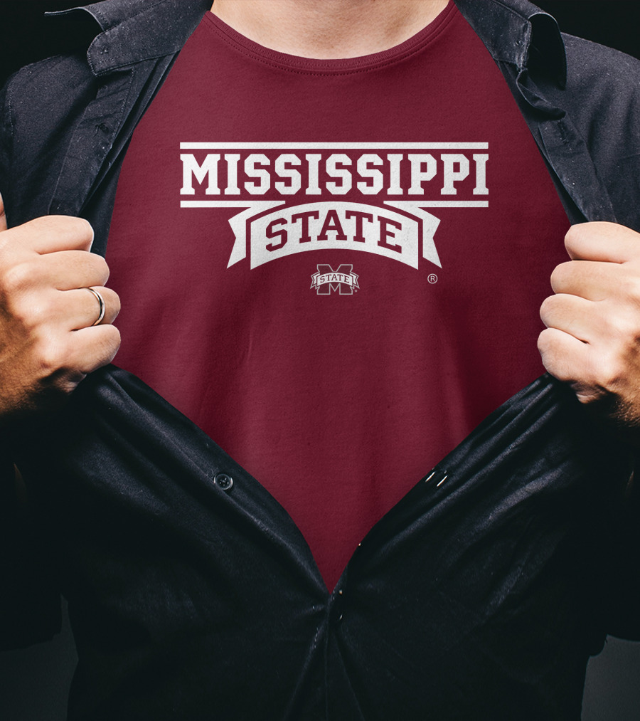 Mississippi State University Bulldogs M State Wordmark T-Shirt