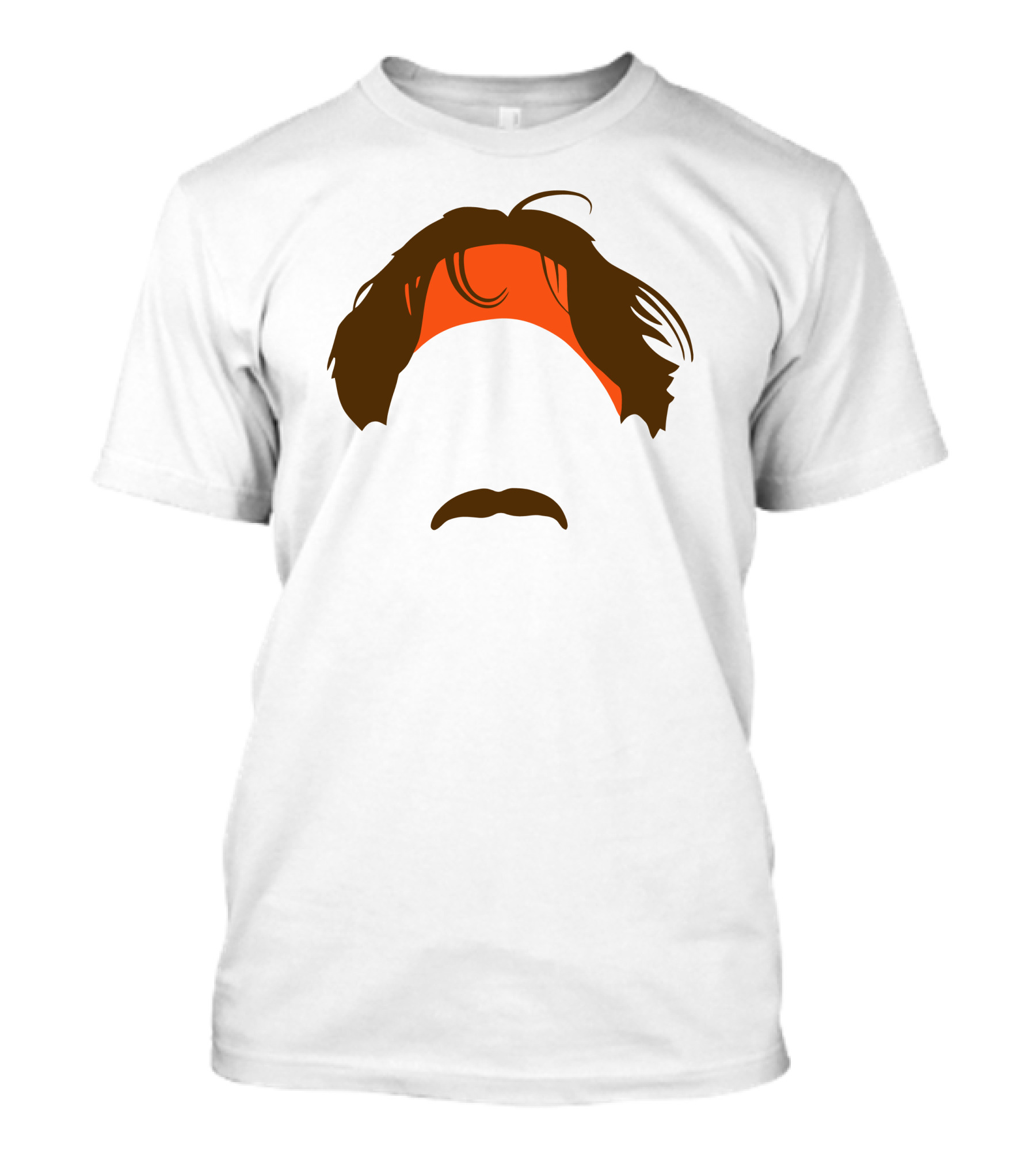 The Bvp Headband And Mustache T-Shirt