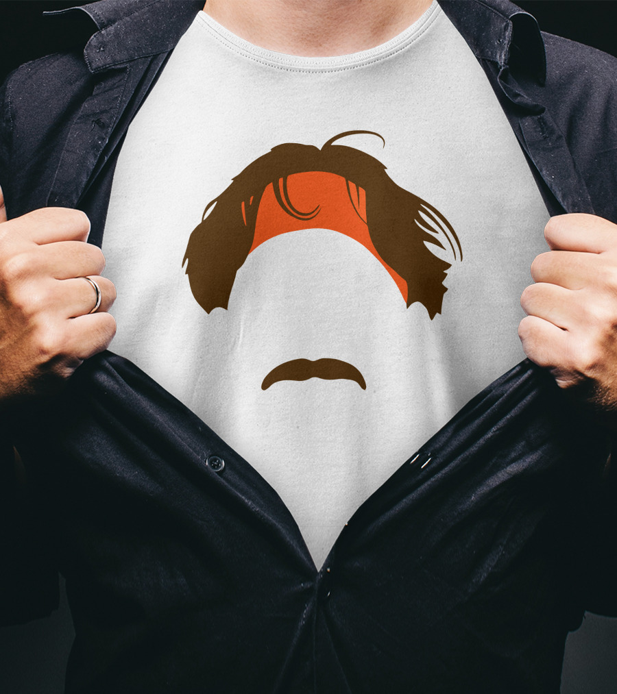 The Bvp Headband And Mustache T-Shirt