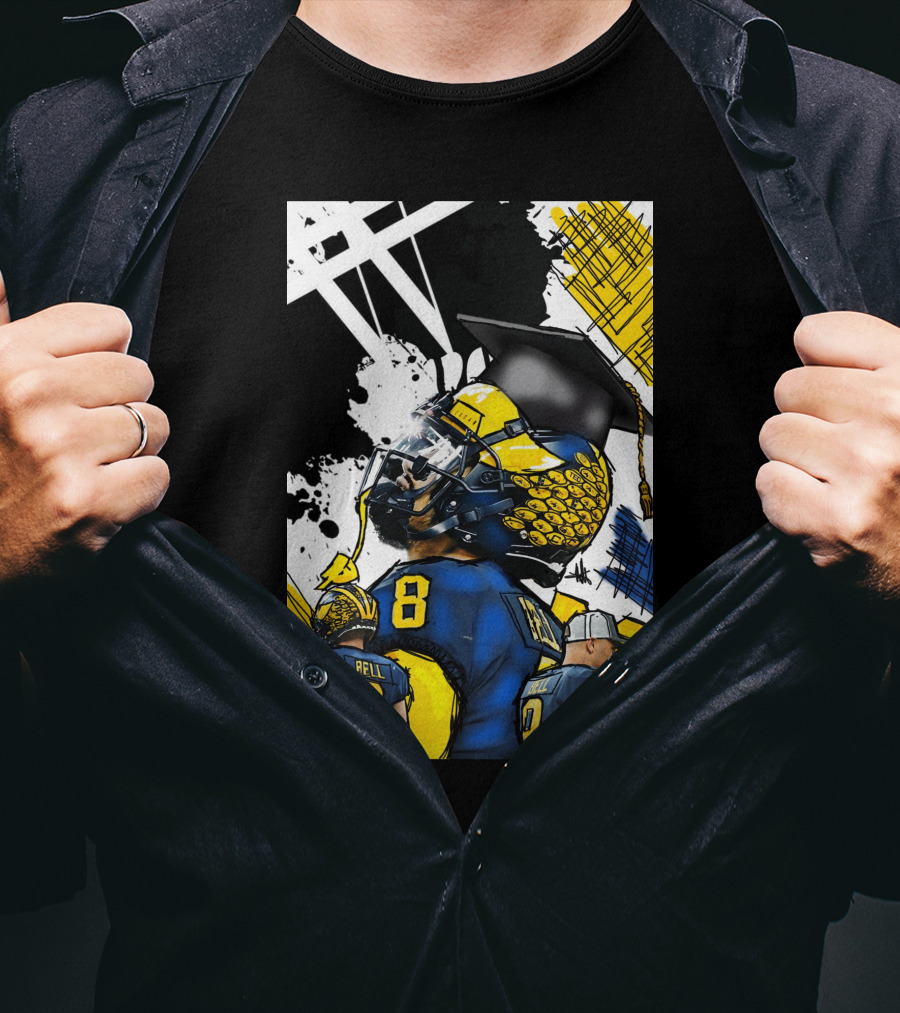 Ronnie Bell Football Champion Graduation Moment T-Shirt