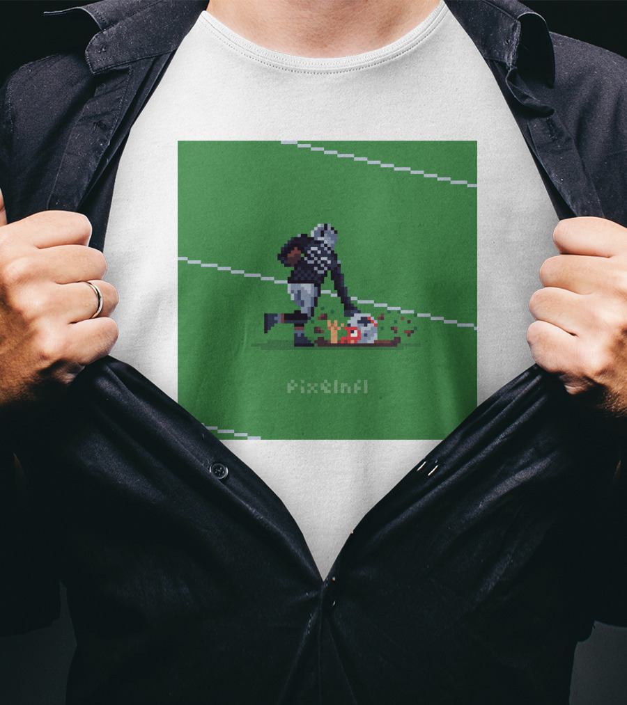 Chandler Jones Football Action Scene T-Shirt