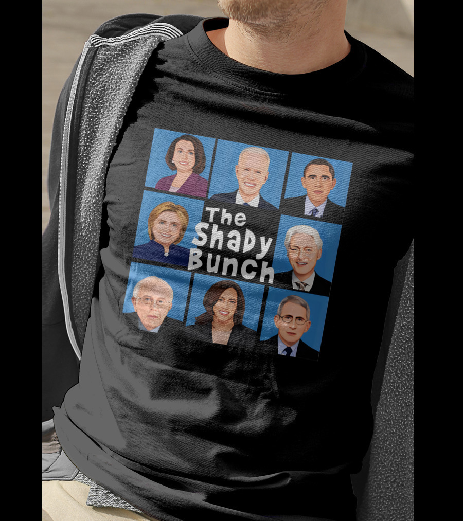 The Shady Bunch Clown World Political Figures T-Shirt