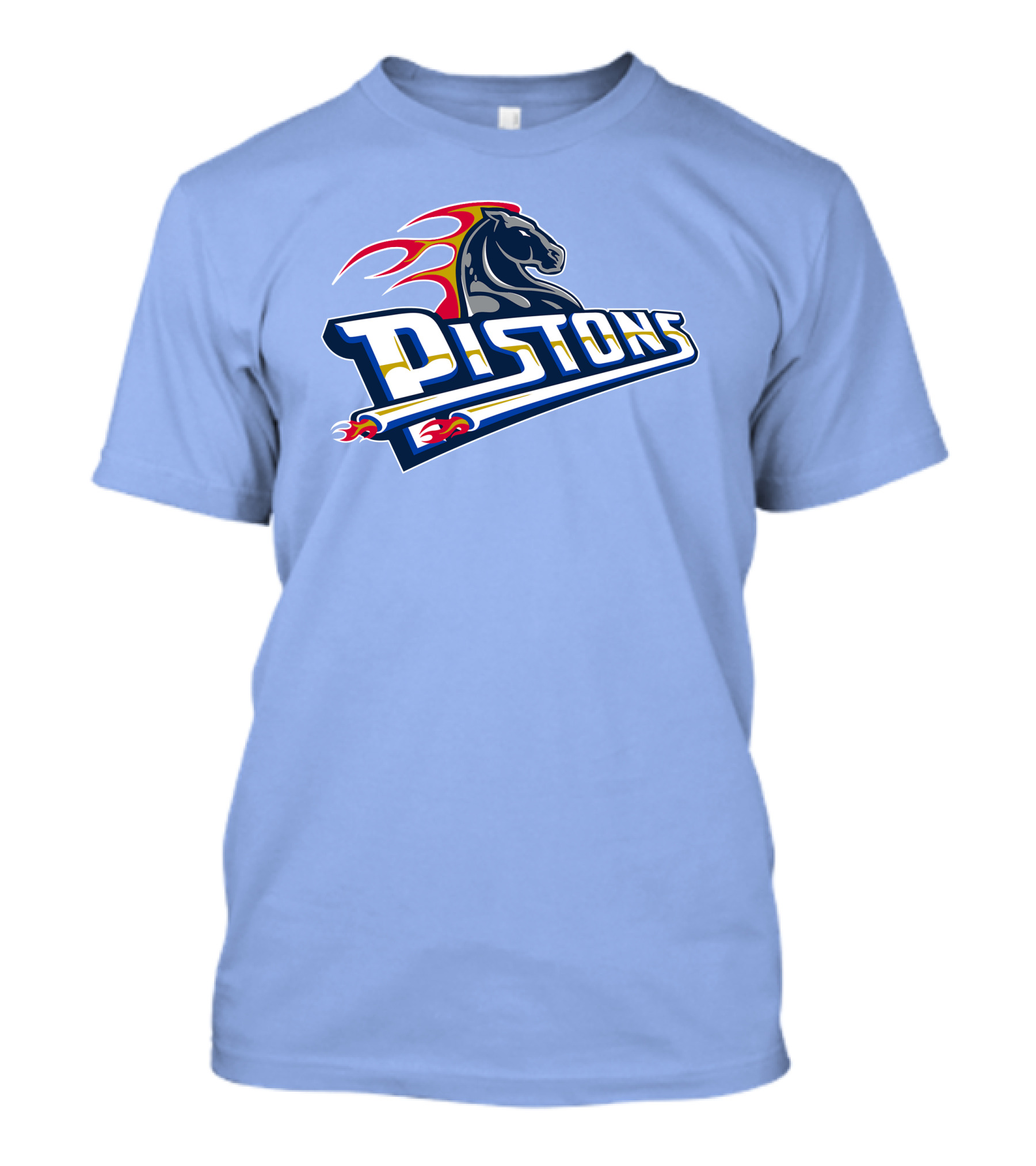 Pistons Horse Flames T-Shirt