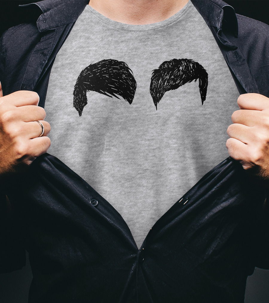 Dan And Phil Fringe Hair Iconic T-Shirt