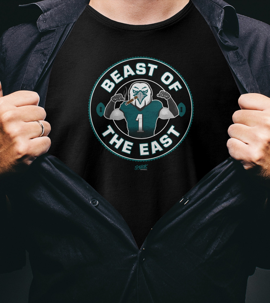Beast Of The East Owl Football Mascot Number 1 T-Shirt