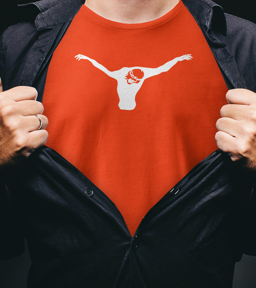 Touchdown Jesus Texas Football Fan Art Notre Dame Texas Longhorns Combo T-Shirt