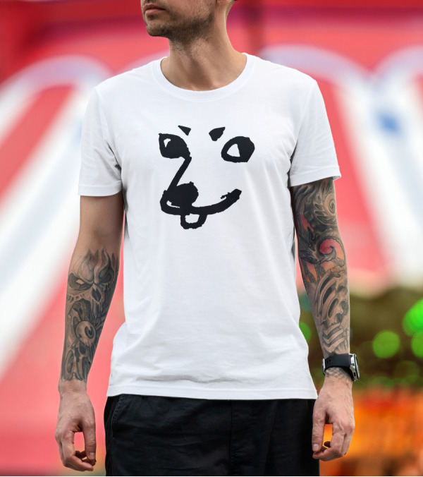 Premium T-Shirt: Xai Merch Xai Stylish Minimalistic Face T-Shirt Xai Merch Xai Stylish Minimalistic Face T-Shirt