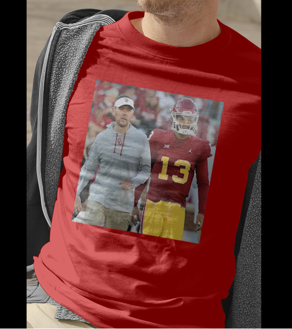 Caleb Williams And Spencer Rattler Oklahoma Football Showdown T-Shirt