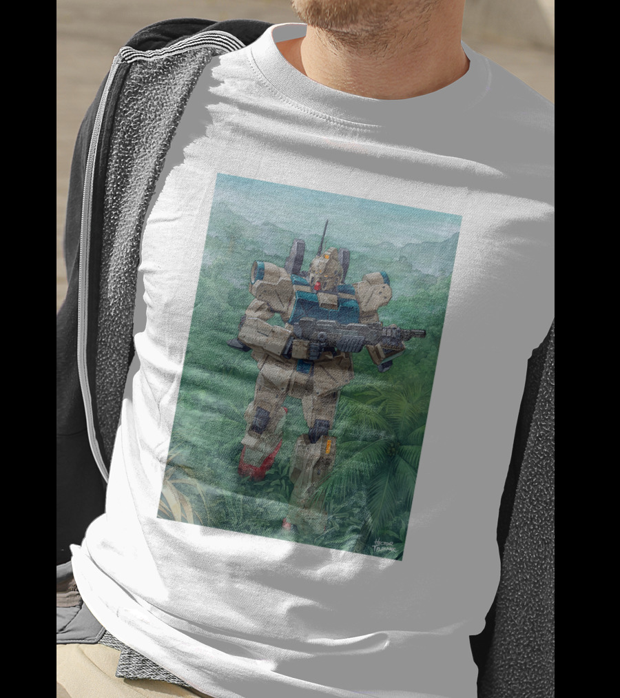 Mobile Suit Jungle Patrol Gundam Art By Hajime Katoki T-Shirt