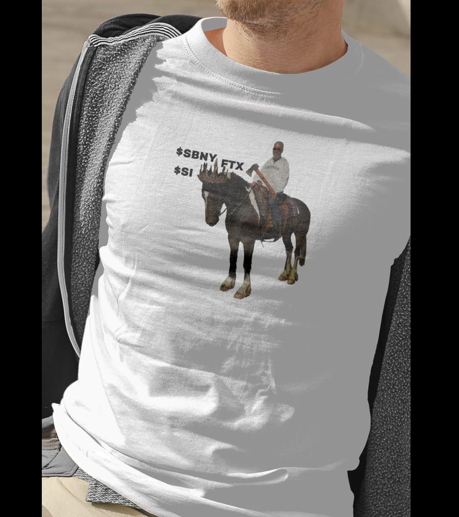 The Triple Crown $Sbny $Si Ftx Cryptocurrency Horse Rider T-Shirt