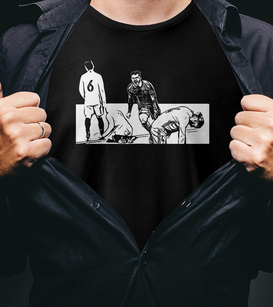 The Madrid Dagger Football Moment Iconic Victory Scene T-Shirt
