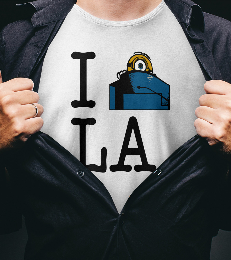 I Love Yellow Guy LA T-Shirt
