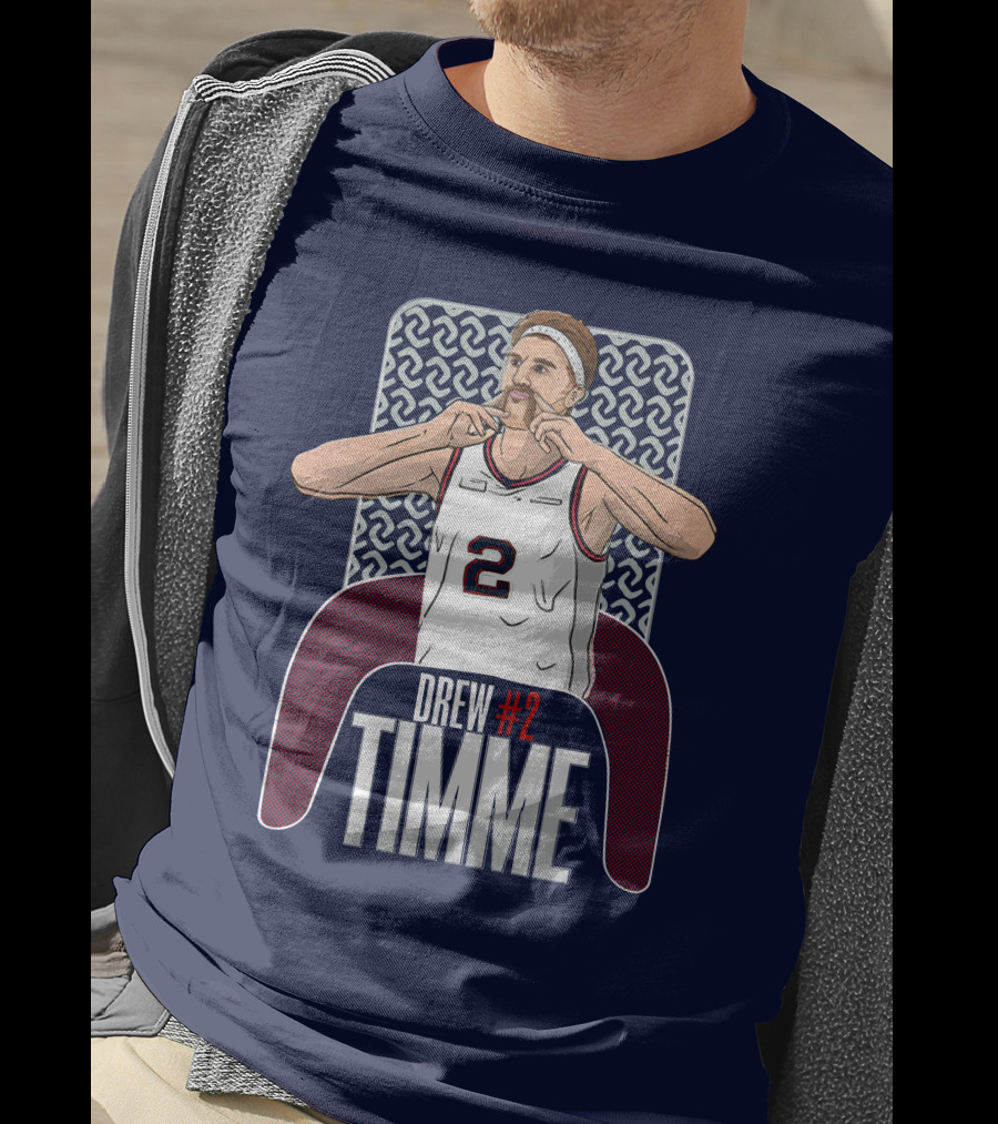 Drew Timme #2 Basketball Player T-Shirt