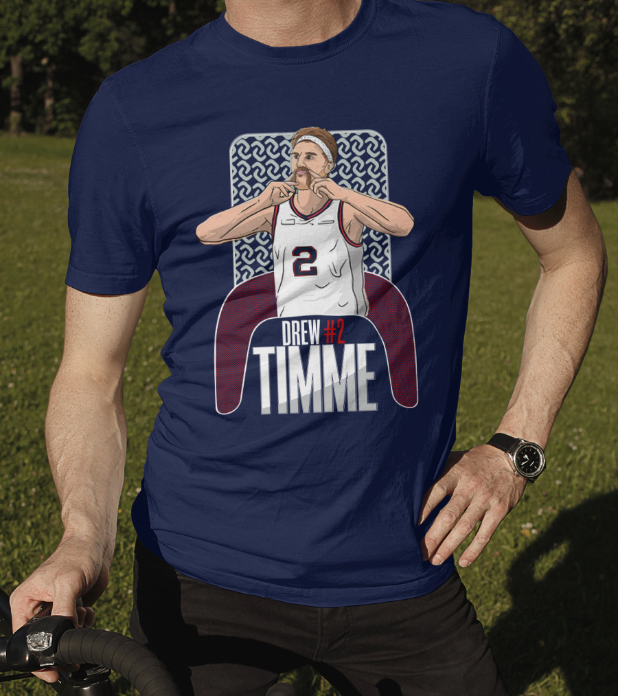 Drew Timme #2 Basketball Player T-Shirt