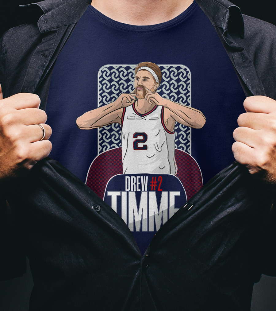 Drew Timme #2 Basketball Player T-Shirt