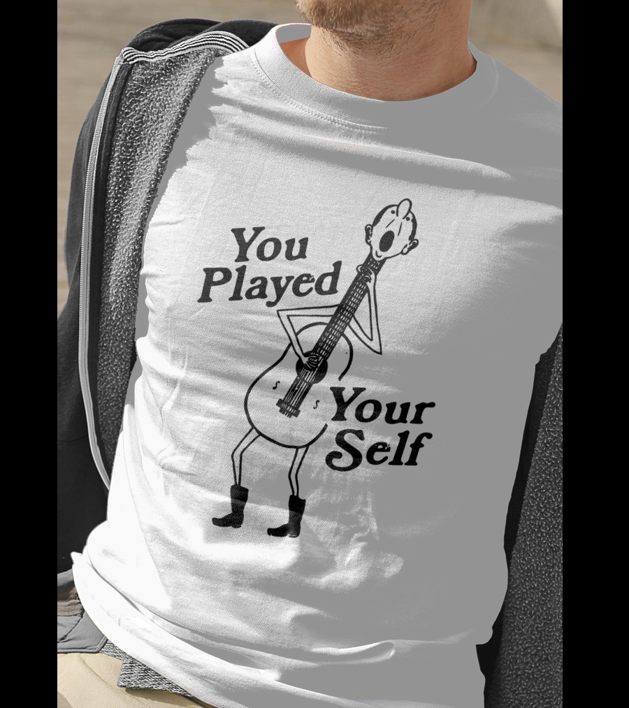 You Played Yourself Cartoon Guitar Character T-Shirt
